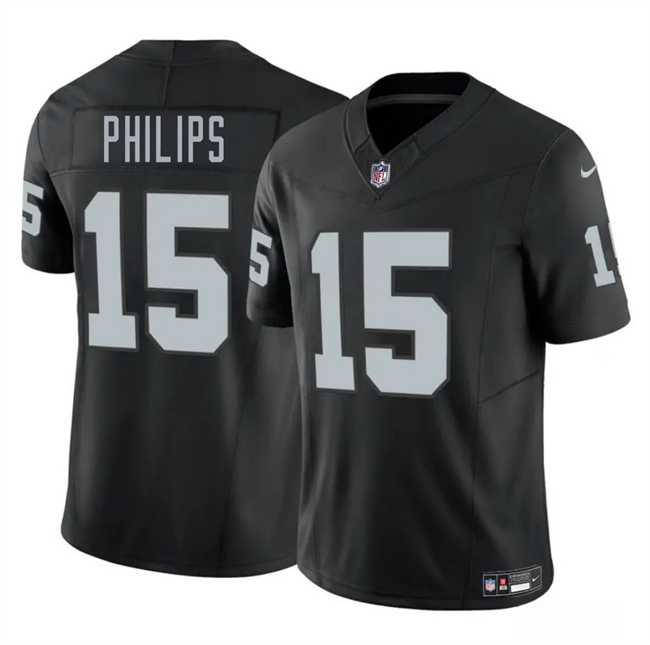 Men & Women & Youth Las Vegas Raiders #15 Kyle Philips Black 2025 F.U.S.E. Vapor Stitched Jersey,We sell and wholesale Men & Women & Youth Las Vegas Raiders #15 Kyle Philips Black 2025 F.U.S.E. Vapor Stitched Jersey on line form chian!